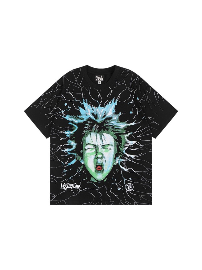 Hellstar Studio Cranial suture rupture Print tee