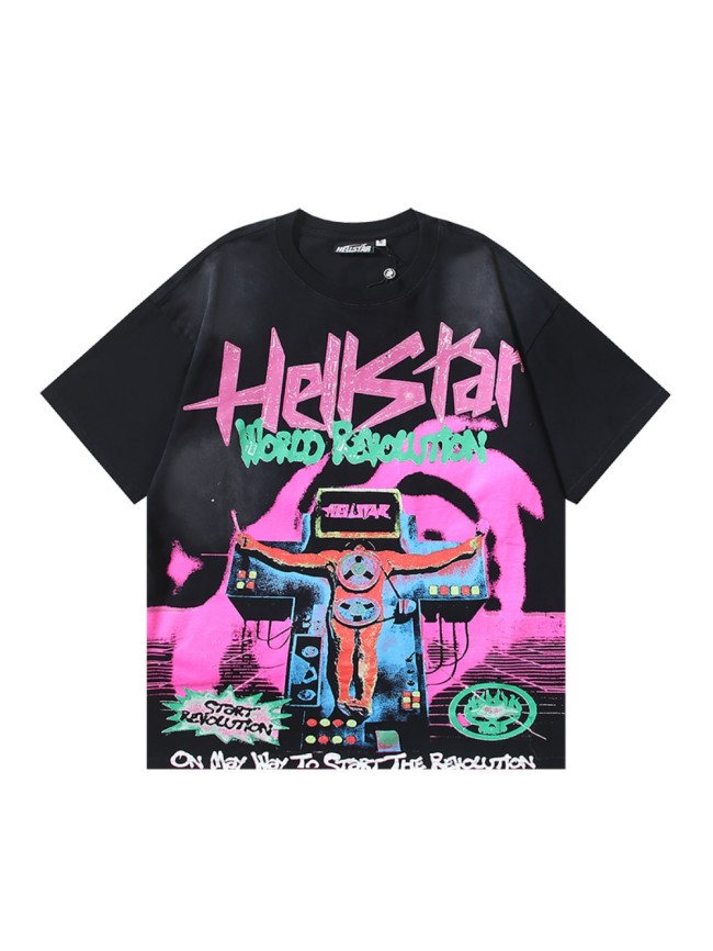 Hellstar Studio Forbidden Man Lettered Slogan Print Tee