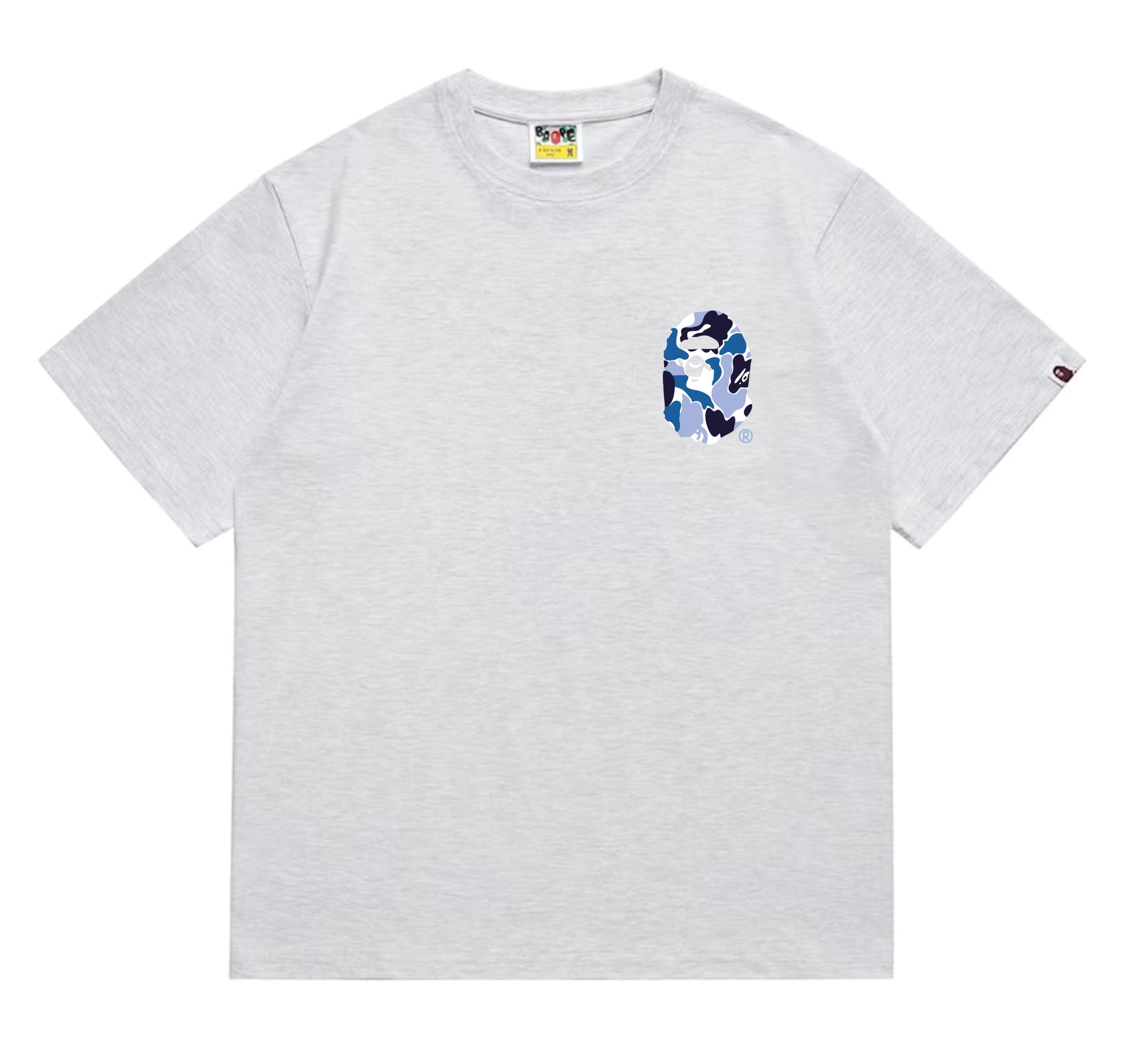 A Bathing Ape Blue Camo Shirt detail photo 4