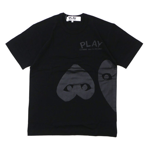 Cdg Play Black love print tee