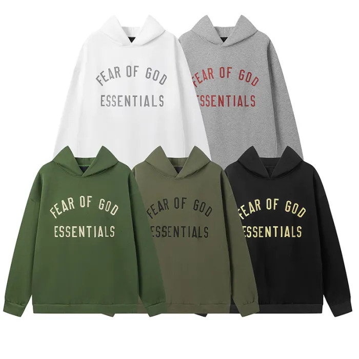 Fear of God Essentials Embroidered Letter Hoodie 5 colors