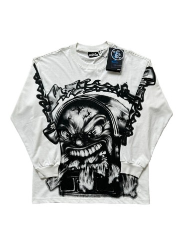 Hellstar Studio Back score printed long sleeve T-shirt