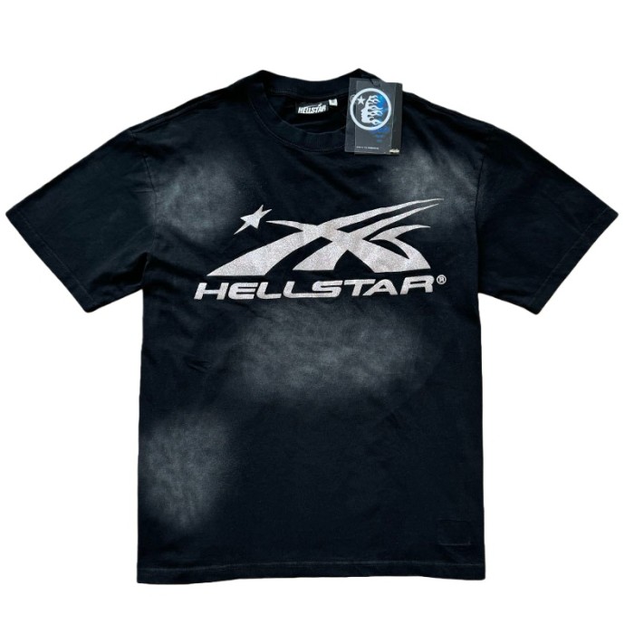 Hellstar Studio Glitter Logo Washed Version Tee