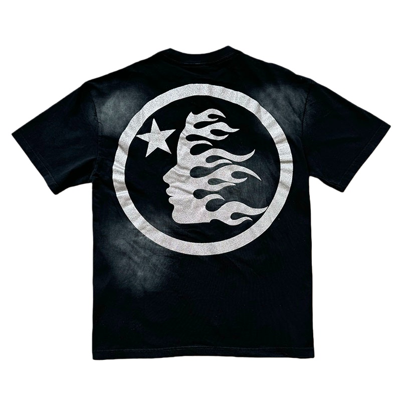 Hellstar Studio Glitter Logo Washed T-shirt detail photo 3