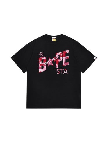 A Bathing Ape STA Camouflage Lightning Star Letter Tee 6 colors