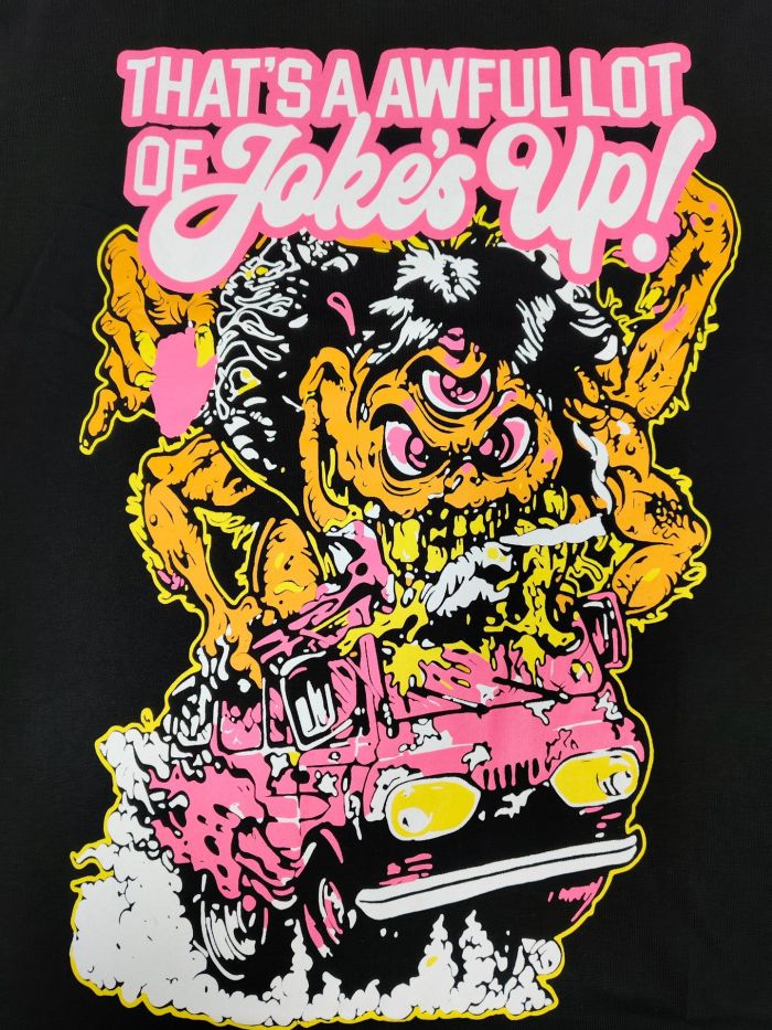 Cough syrup Three-eyed Monster Car Print Tee
