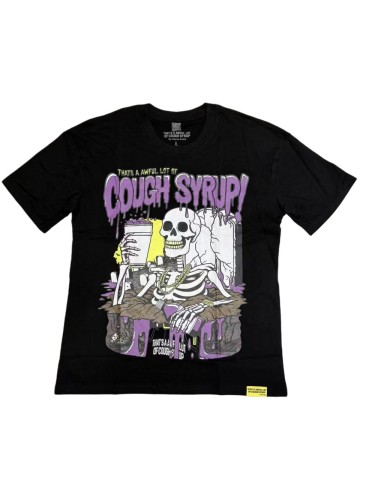 Cough syrup Graveyard Skeleton Landlord Print Tee