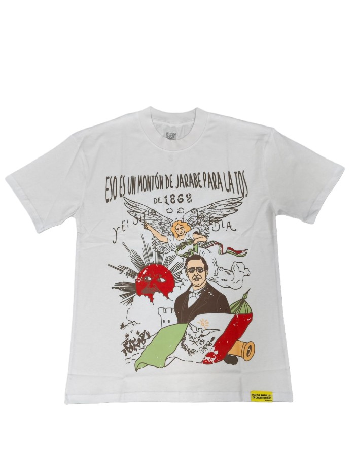 Cough syrup Peace Angel Wreath Print Tee