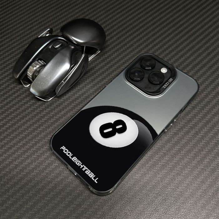 Stussy Creative Pool Ball Black 8 Colored Silver iPhone Case 5 colors
