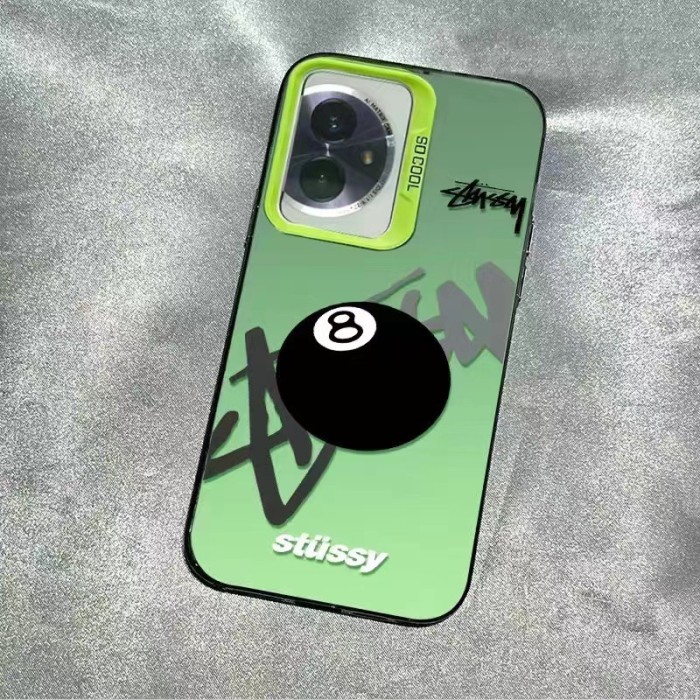 Stussy Pool Black 8 Matte iPhone Case 5 colors