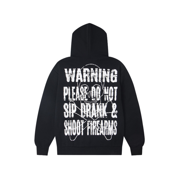 Cough syrup Capital Logo Sentence Print Hoodie 4 colors
