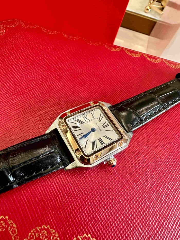 Ballon Bleu Silver Square Dial Quartz Movement Watch【Dial size：24x30mm】