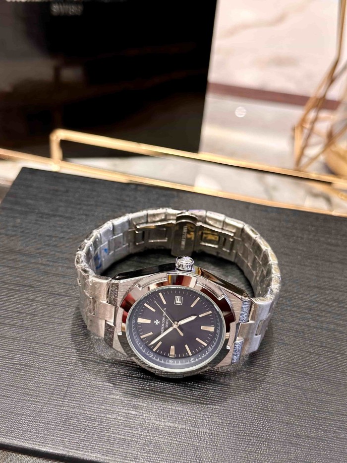 Overseas Blue Dial Quartz Movement Watch【Dial diameter：40mm】