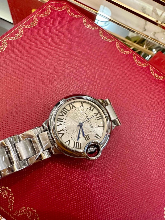 Ballon Bleu Silver Dial and Quartz Movement Watch【Dial diameter：36mm】