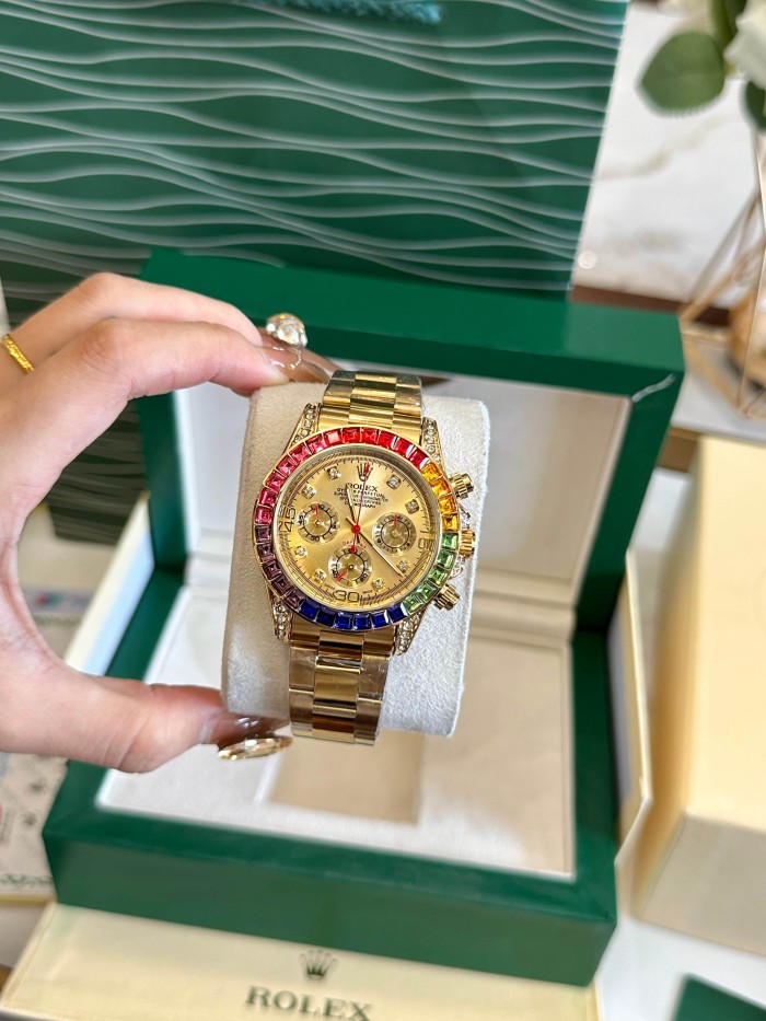 Submariner Gold Dial Quartz Movement Watch【Dial diameter：40mm】