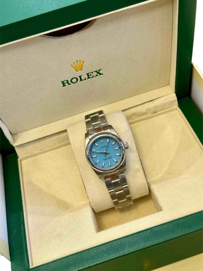 Oyster Perpetual Blue Dial Quartz Movement Watch【Dial diameter：30mm】