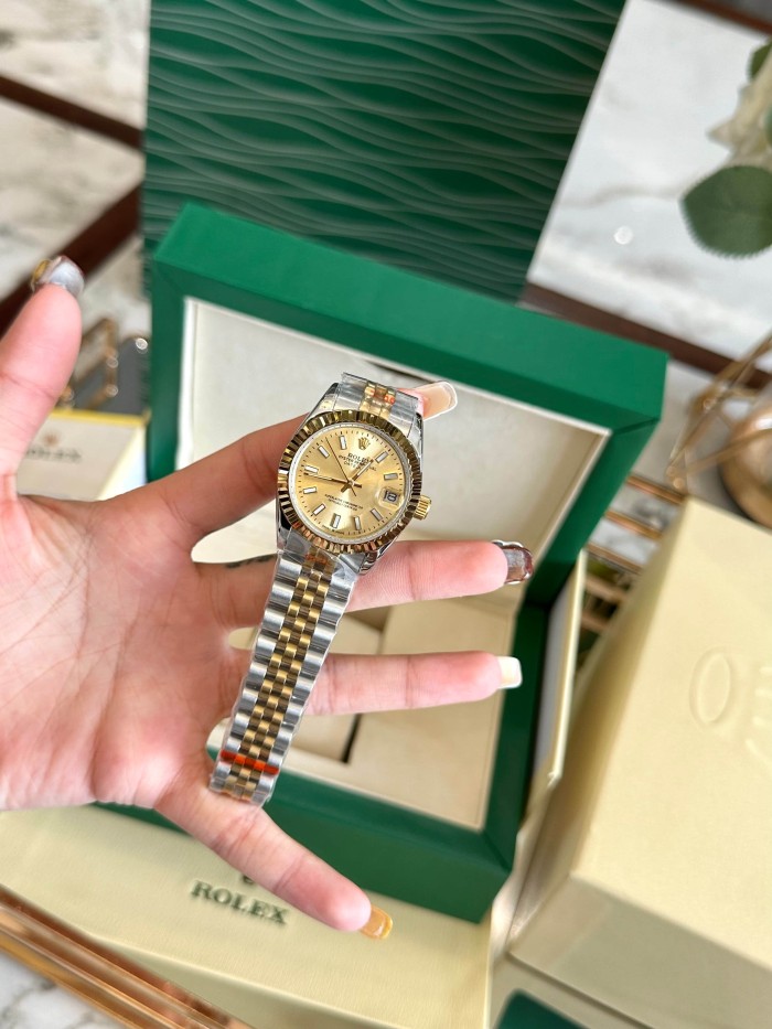 Datejust Gold Dial Quartz Movement Watch【Dial diameter：30mm】