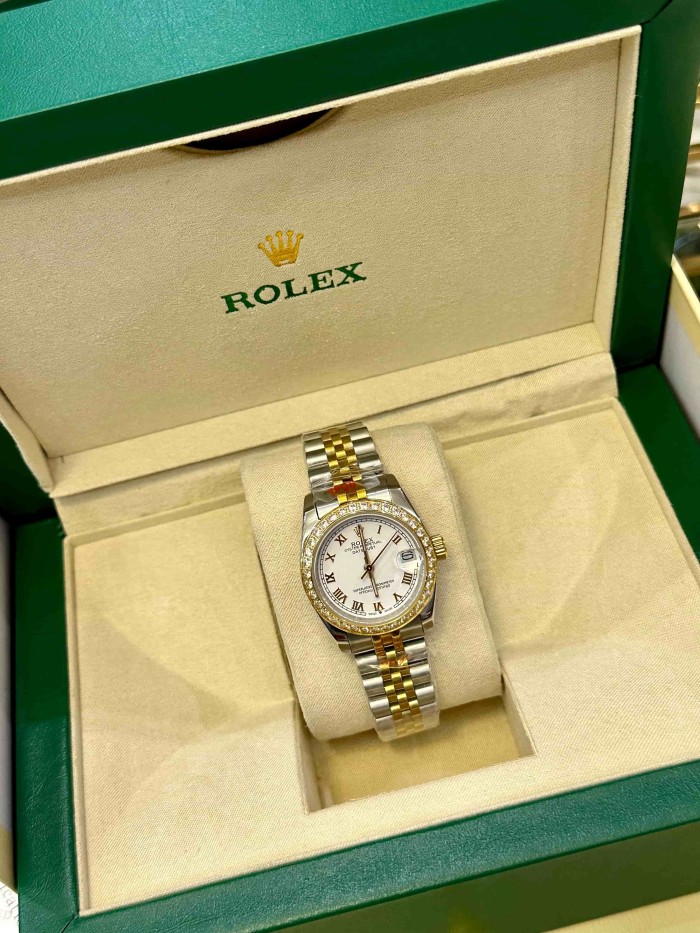 Datejust White Gold Strap Quartz Movement Watch【Dial diameter：30mm】
