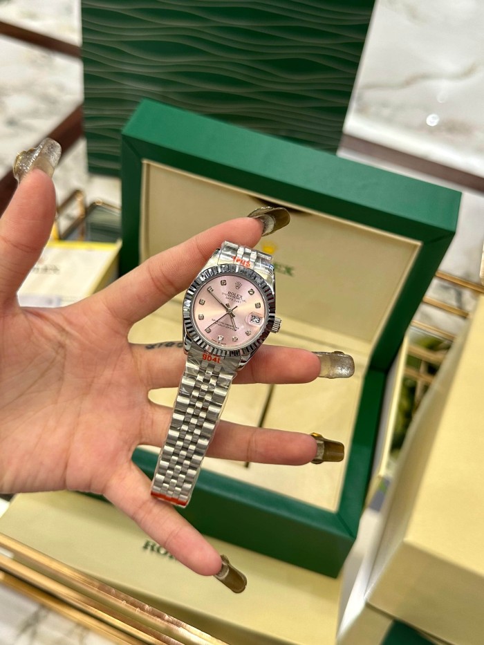 Datejust Pink Dial Quartz Movement Watch【Dial diameter：30mm】