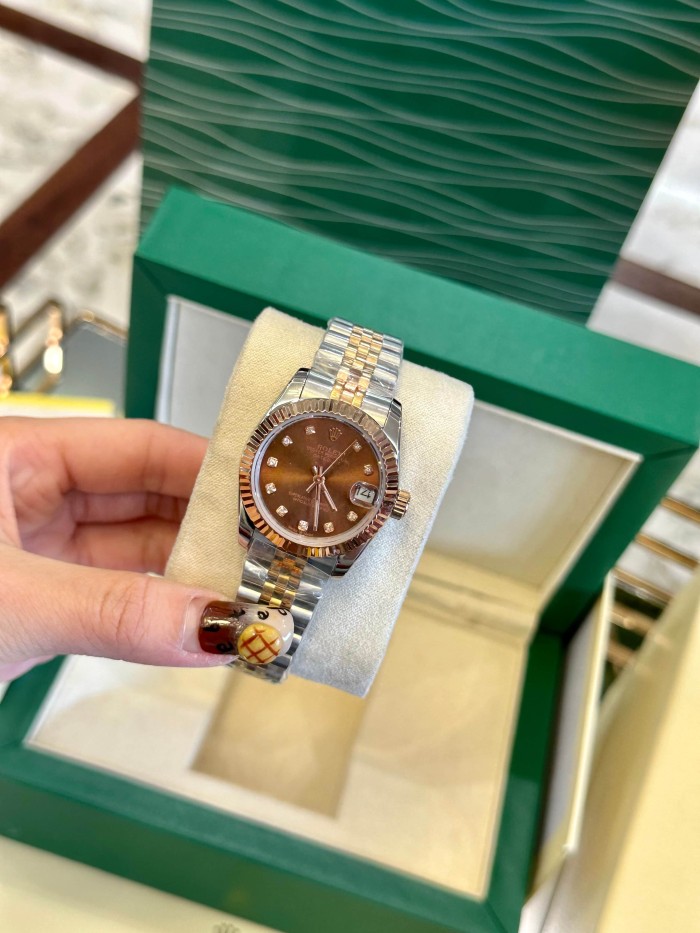 Datejust Coffee Dial Quartz Movement Watch【Dial diameter：30mm】