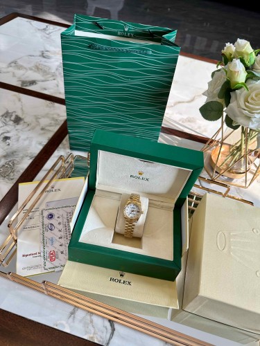 Datejust Gold Bracelet Quartz Movement Watch【Dial diameter：30mm】