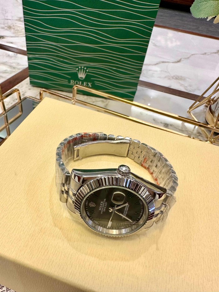 Datejust Dark Gray-Green Dial Quartz Movement Watch【Dial diameter：40mm】