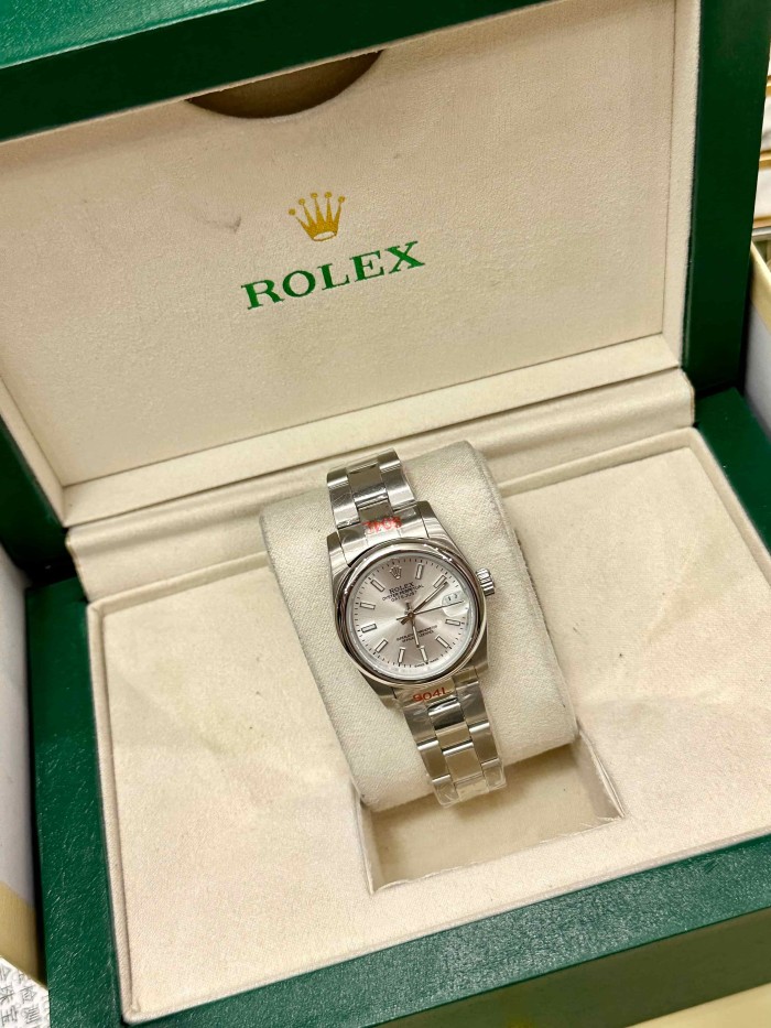 Oyster Perpetual Silver Dial Quartz Movement Watch【Dial diameter：30mm】