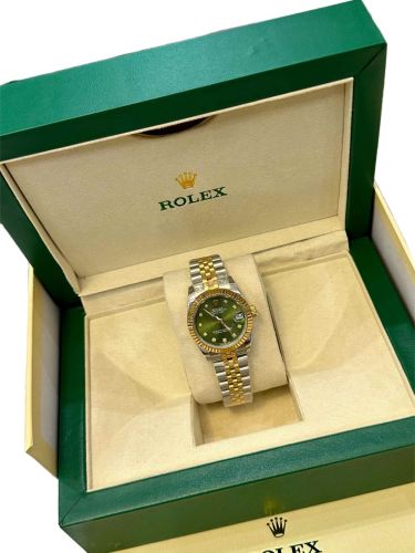 Datejust Olive Green Dial Quartz Movement Watch【Dial diameter：30mm】