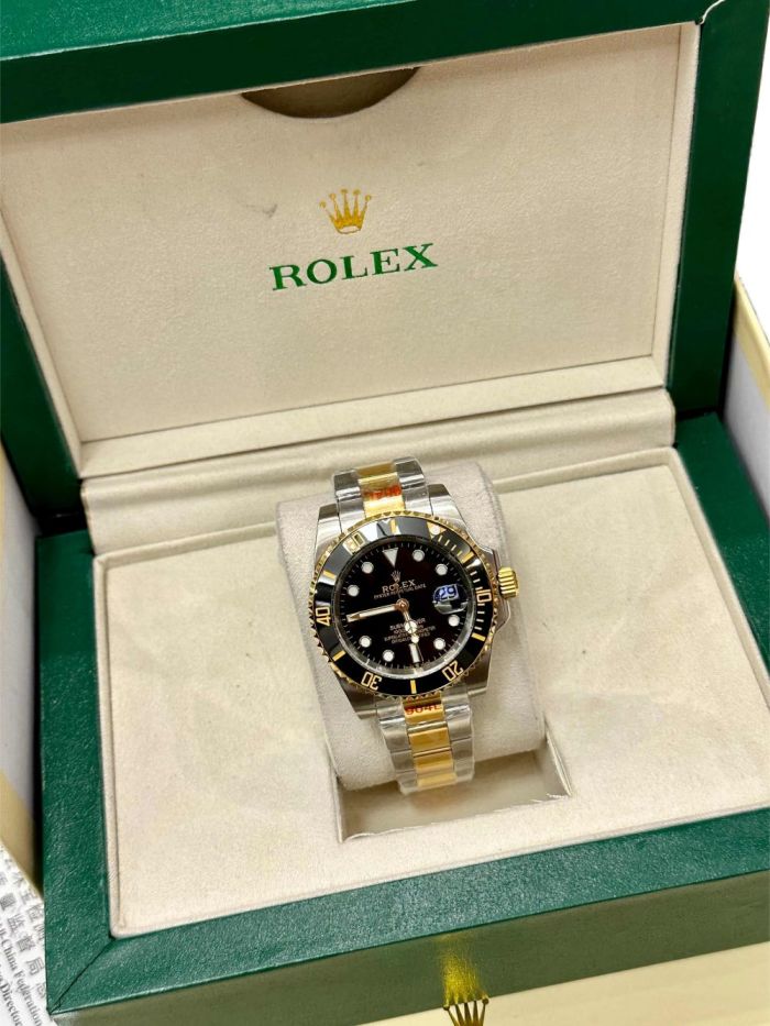 Submariner Black Gold Color Scheme Quartz Movement Watch【Dial diameter：40mm】