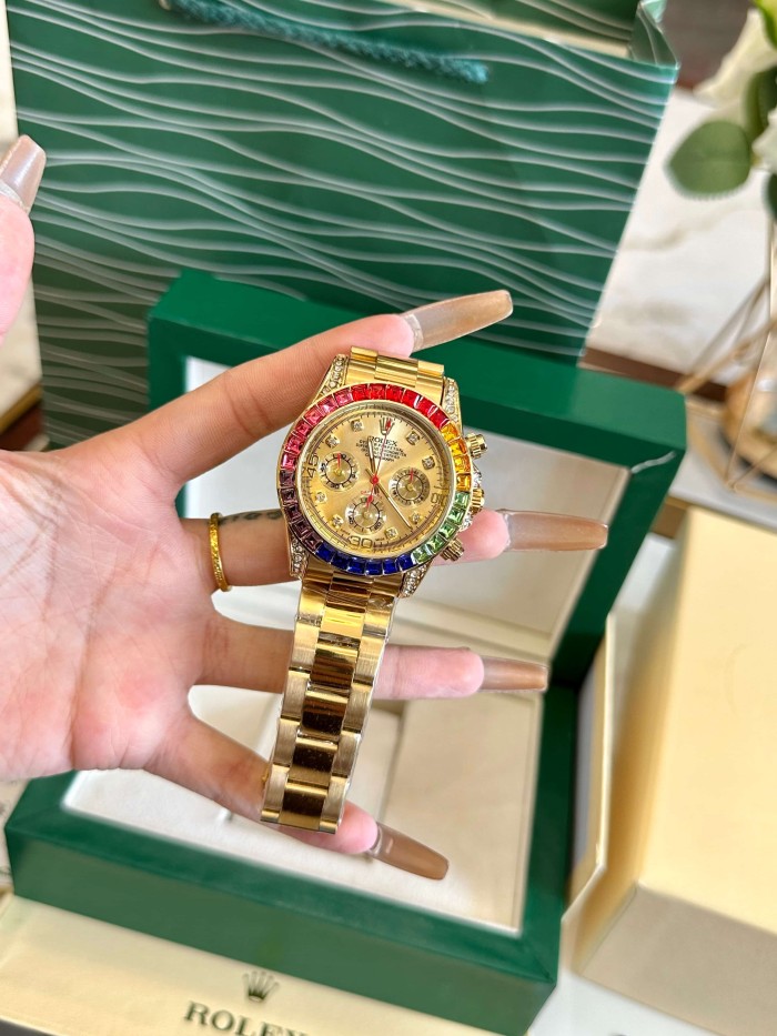 Submariner Gold Dial Quartz Movement Watch【Dial diameter：40mm】