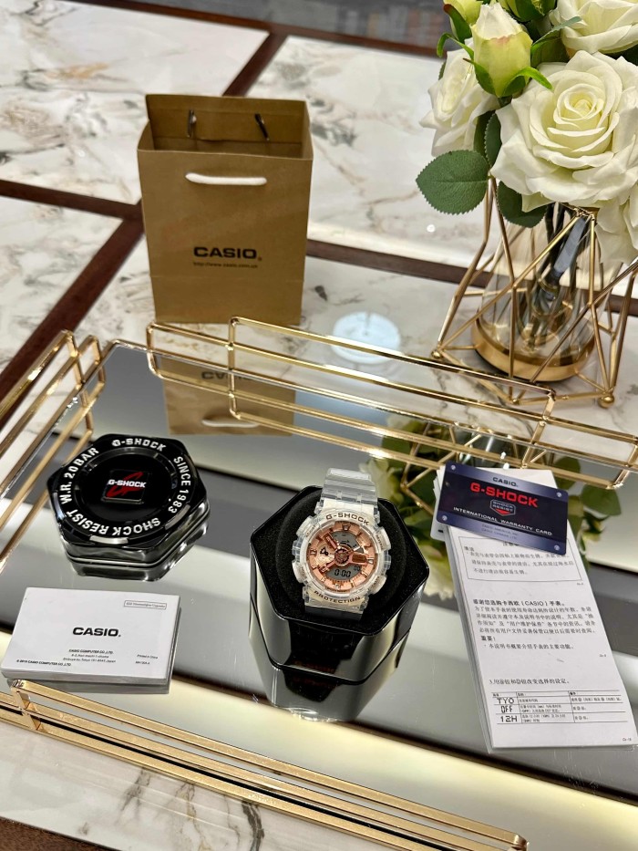 G-SHOCK Transparent Jelly Strap Quartz Movement Watch