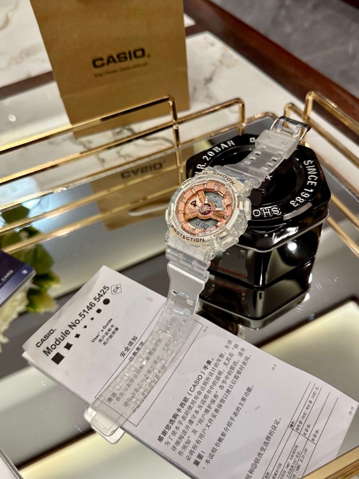 G-SHOCK Transparent Jelly Strap Quartz Movement Watch