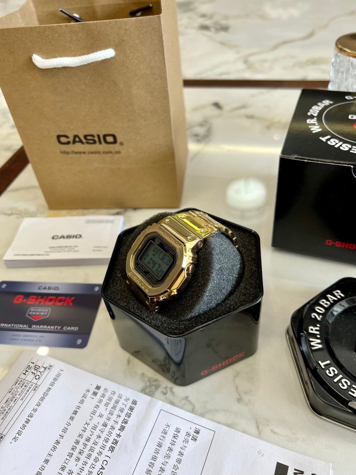 G-SHOCK Metal Square Quartz Movement Watch