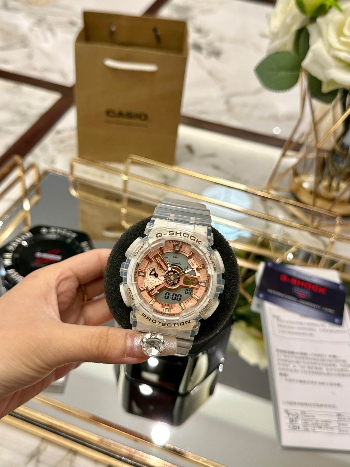 G-SHOCK Transparent Jelly Strap Quartz Movement Watch