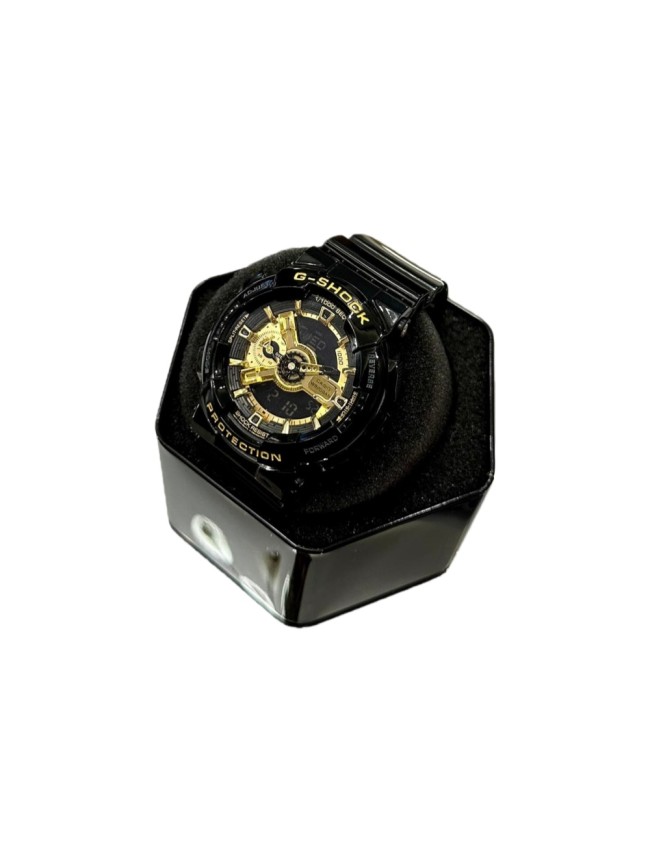 G-SHOCK Black and Gold Dial Quartz Movement Watch