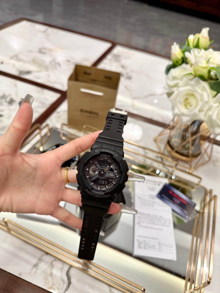 G-SHOCK Pure Black Dial Quartz Movement Watch