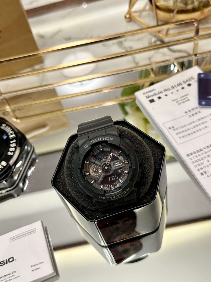 G-SHOCK Pure Black Dial Quartz Movement Watch