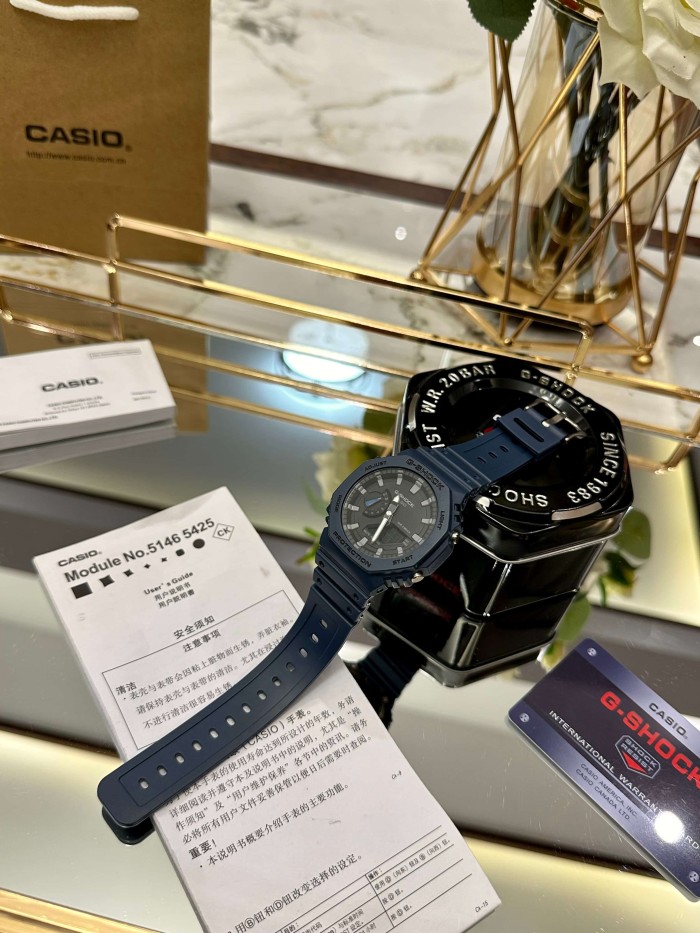 G-SHOCK Navy Blue Dial Quartz Movement Watch