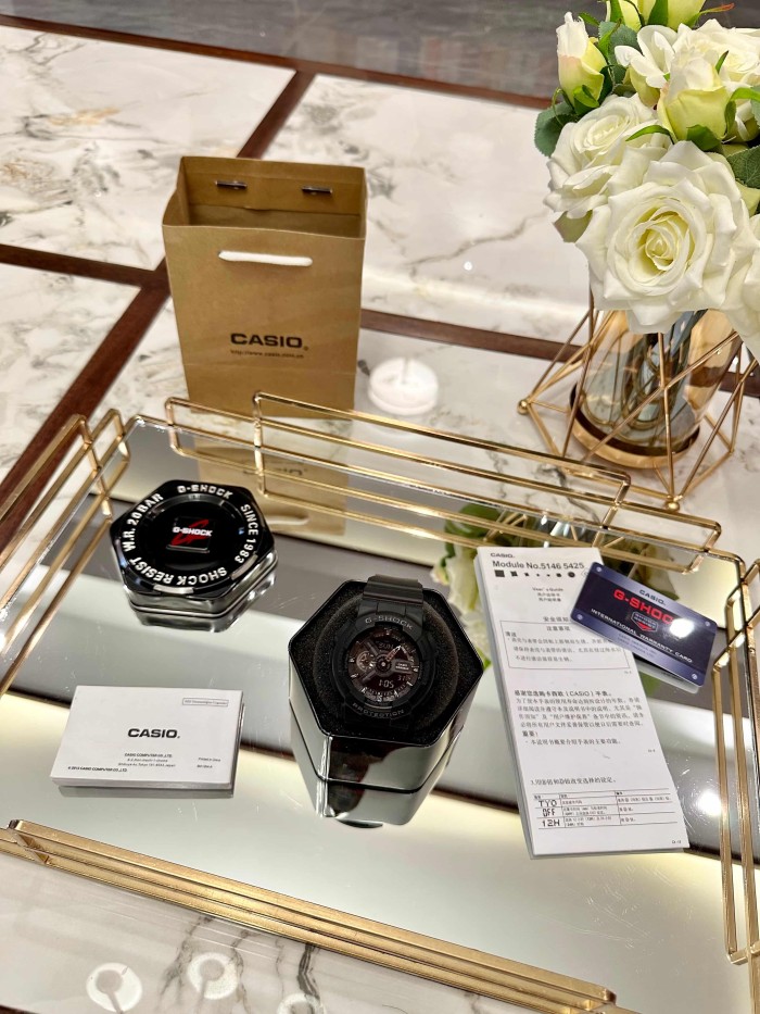G-SHOCK Pure Black Dial Quartz Movement Watch