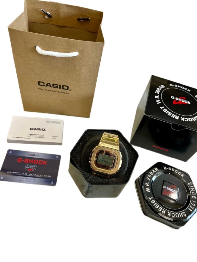 G-SHOCK Metal Square Quartz Movement Watch