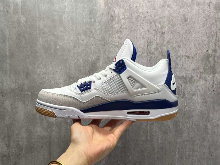 N*ke SB x Air Jord@n 4 Retro 'NAVY'