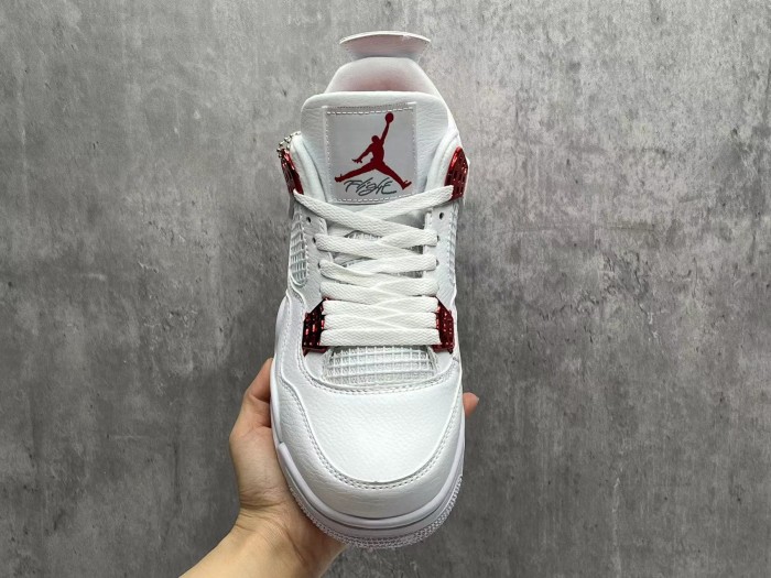 Air Jord@n 4 Retro 'White University Red'
