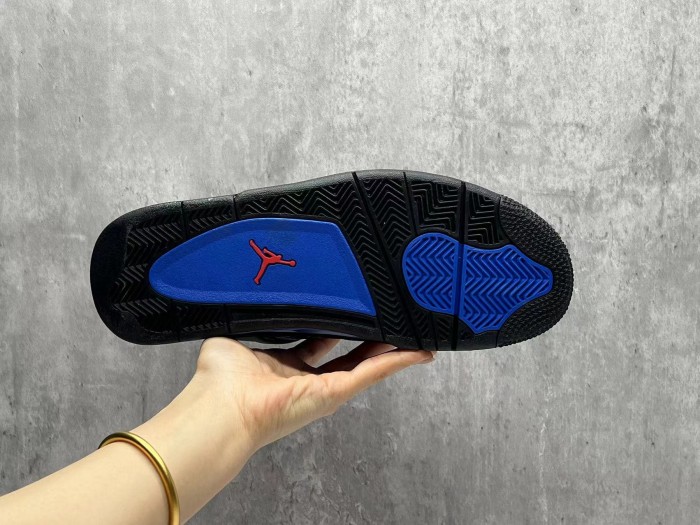 Air Jord@n 4 Retro 'Black Deep Royal Blue'