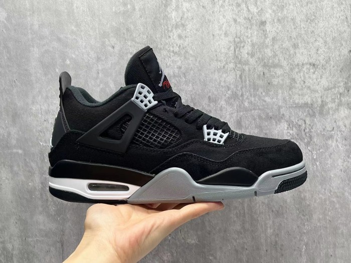 Air Jord@n 4 Retro SE 'Black Canvas'