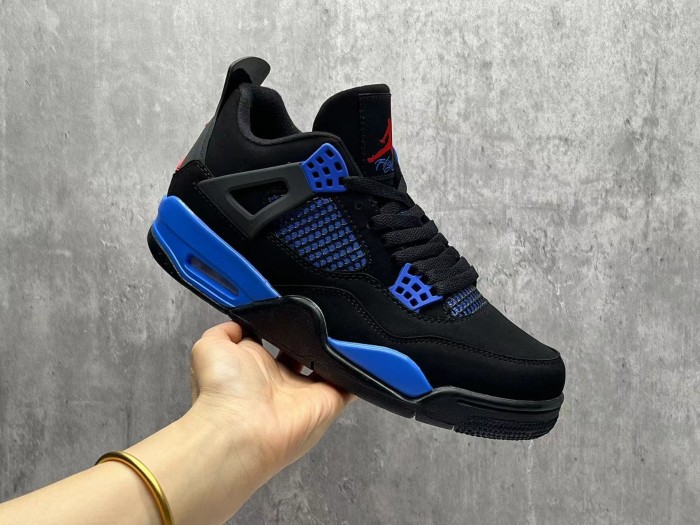 Air Jord@n 4 Retro 'Black Deep Royal Blue'