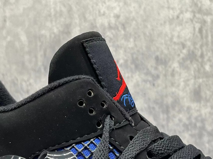 Air Jord@n 4 Retro 'Black Deep Royal Blue'
