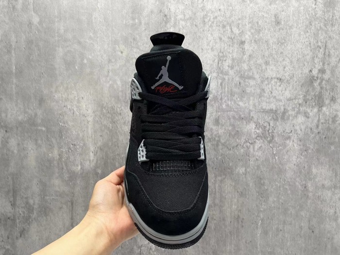 Air Jord@n 4 Retro SE 'Black Canvas'