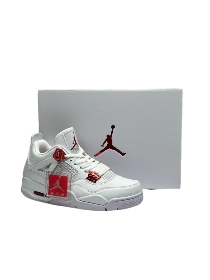 Air Jord@n 4 Retro 'White University Red'