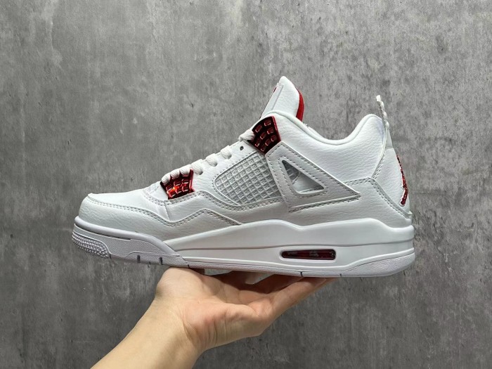Air Jord@n 4 Retro 'White University Red'