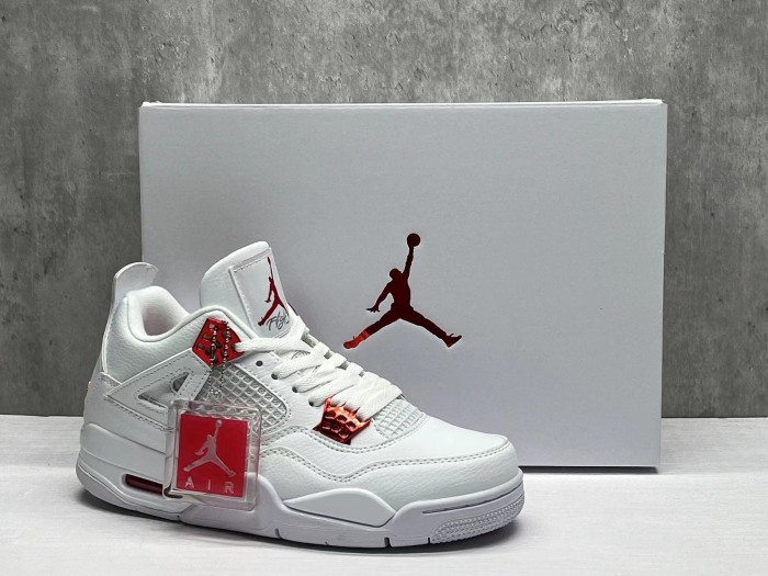 Air Jord@n 4 Retro 'White University Red'